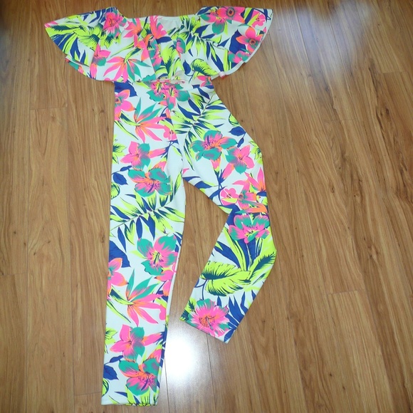 Glamour Babe Floral Jumpsuit - Picture 1 of 4